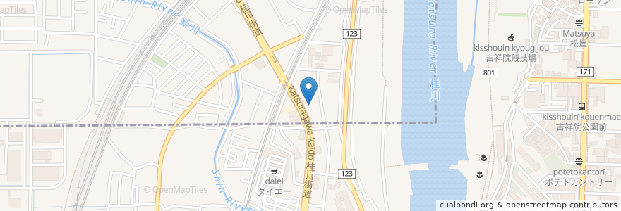 Mapa de ubicacion de 焼肉きんぐ en 日本, 京都府, 京都市, 西京区.