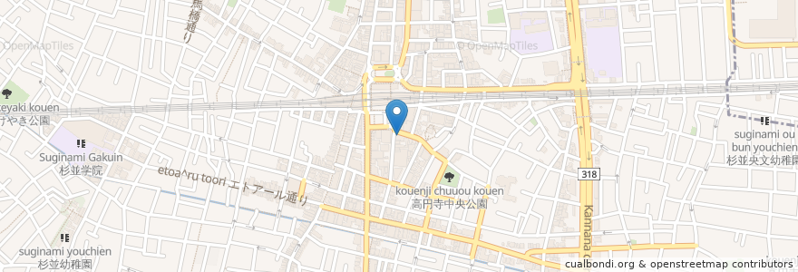 Mapa de ubicacion de 明神丸 en Japan, Tokio, 杉並区.