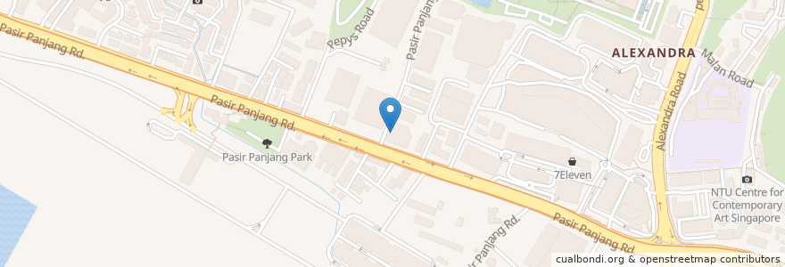 Mapa de ubicacion de Uncle Ho's Tuckshop en Singapur, Southwest.