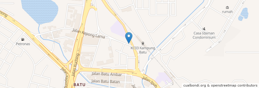 Mapa de ubicacion de Keng Nam Hai1 en Malaisie, Selangor, Kuala Lumpur.