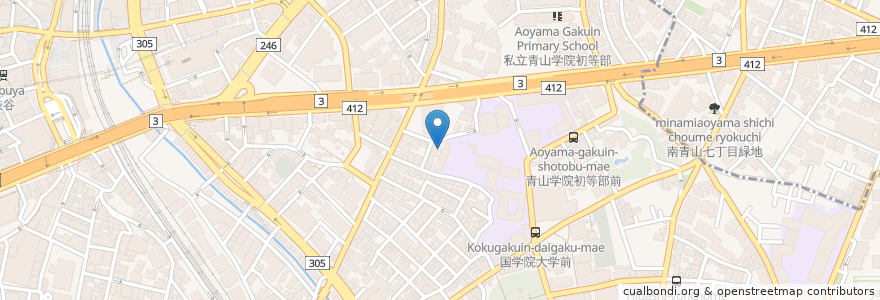 Mapa de ubicacion de KEY Studio-Shibuya en Japonya, 東京都, 渋谷区.