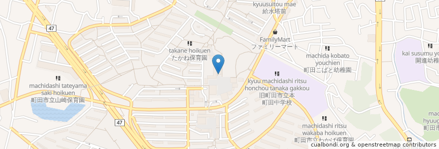 Mapa de ubicacion de ノーマライゼーションカフェ&ビストロ en Japon, Tokyo, 町田市.