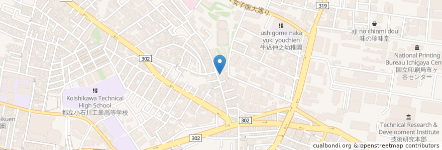 Mapa de ubicacion de ココカラファイン en 日本, 東京都, 新宿区.