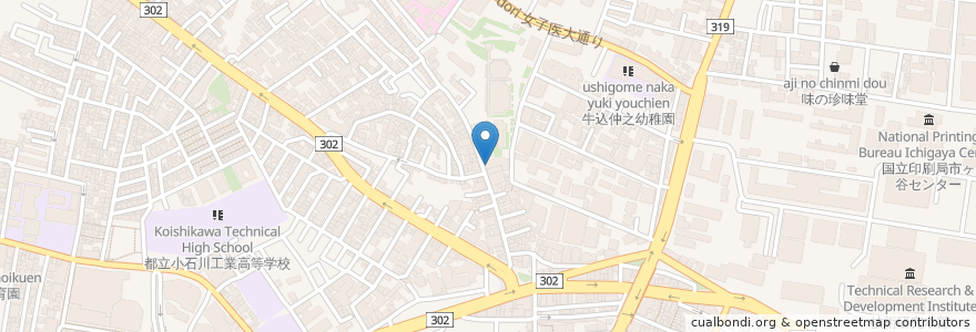 Mapa de ubicacion de chez ACIO en 日本, 東京都, 新宿区.