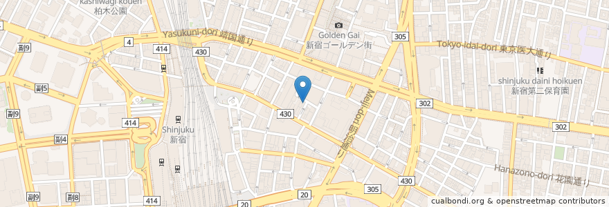Mapa de ubicacion de LUKE'S LOBSTER en Giappone, Tokyo, Shinjuku.