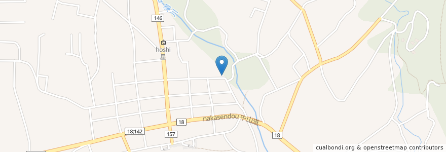 Mapa de ubicacion de ろぐ亭 en Japonya, 長野県, 北佐久郡, 軽井沢町.