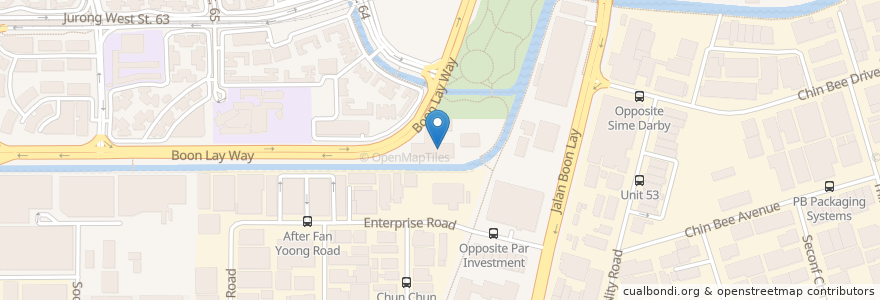 Mapa de ubicacion de Joy Garden Restaurant en Singapour, Southwest.