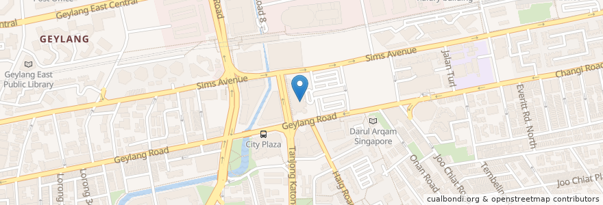 Mapa de ubicacion de Qian Xi (Paya Lebar) Restaurant en Singapura, Southeast.