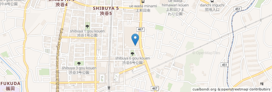 Mapa de ubicacion de エンゼル歯科 en Japan, Kanagawa Prefecture, Yamato.