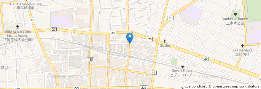 Mapa de ubicacion de きむら en 日本, 東京都, 府中市.