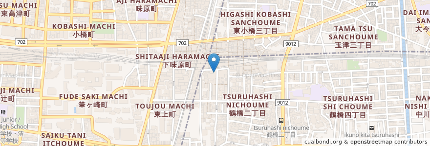 Mapa de ubicacion de Comic Buster en Giappone, Prefettura Di Osaka, 大阪市, 生野区.