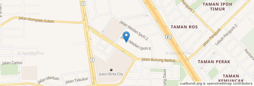 Mapa de ubicacion de Little Meet Fresh Restaurant en Malaisie, Perak.