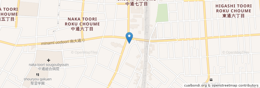 Mapa de ubicacion de 南浦歯科 en Japonya, 秋田県, 秋田市.