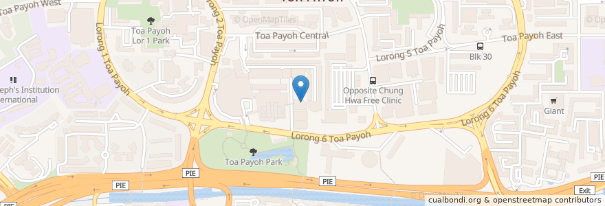 Mapa de ubicacion de Crystal Jade en Singapur, Central.