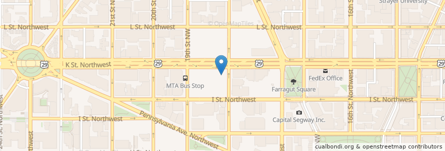 Mapa de ubicacion de Travelex en United States, District Of Columbia, Washington.