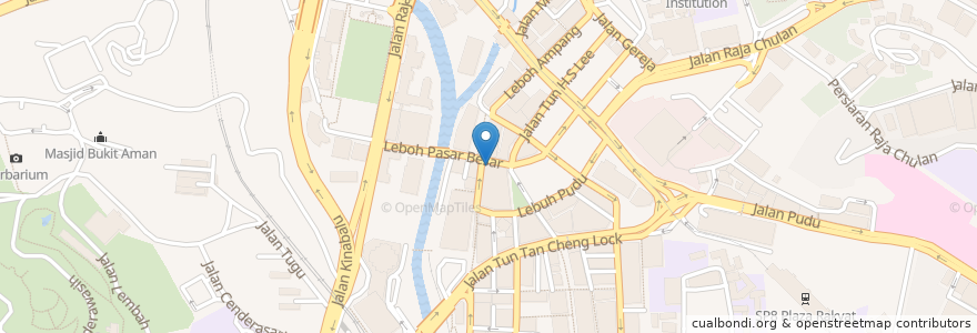 Mapa de ubicacion de RUANG by Think City en 马来西亚, 雪兰莪州, 吉隆坡.