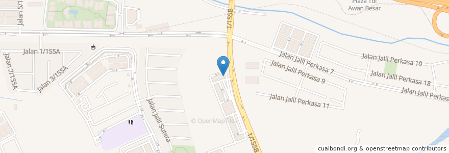 Mapa de ubicacion de Klinik Familycare en Malaisie, Selangor, Kuala Lumpur.