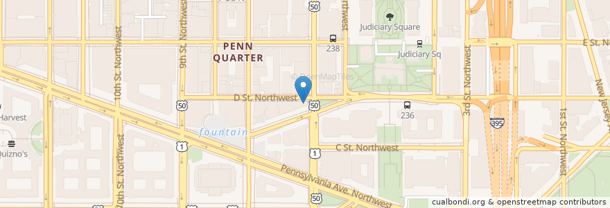 Mapa de ubicacion de Au Bon Pain en United States, Washington, D.C., Washington.