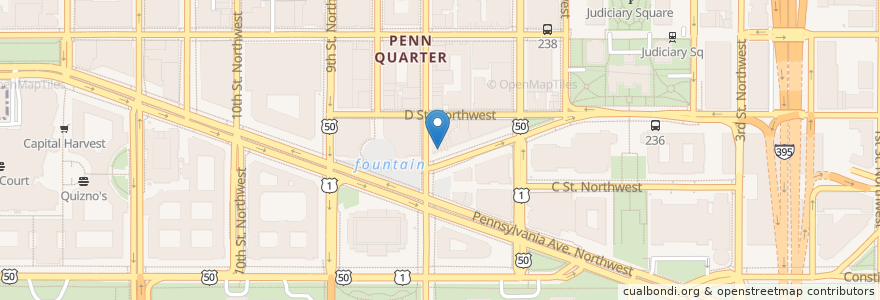 Mapa de ubicacion de Eats United en Verenigde Staten, Washington D.C., Washington.