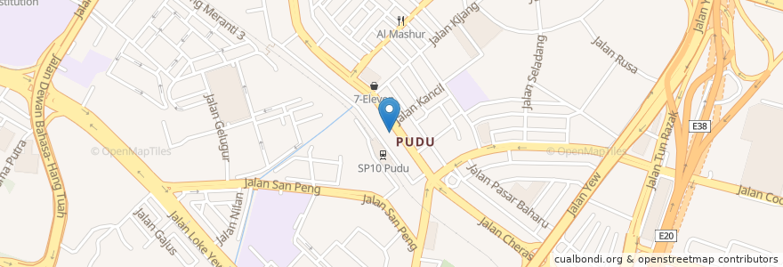 Mapa de ubicacion de Klinik Pakar Kulit Chow en Malaysia, Selangor, Kuala Lumpur.