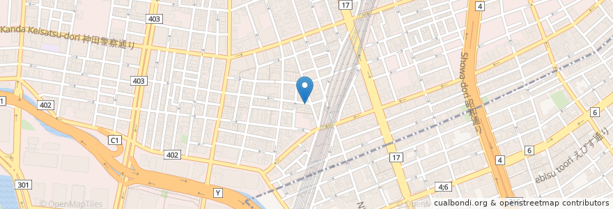 Mapa de ubicacion de はっち 神田店 en Japon, Tokyo, 千代田区.