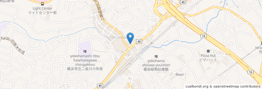 Mapa de ubicacion de ながい en 日本, 神奈川縣, 横滨市, 旭区.