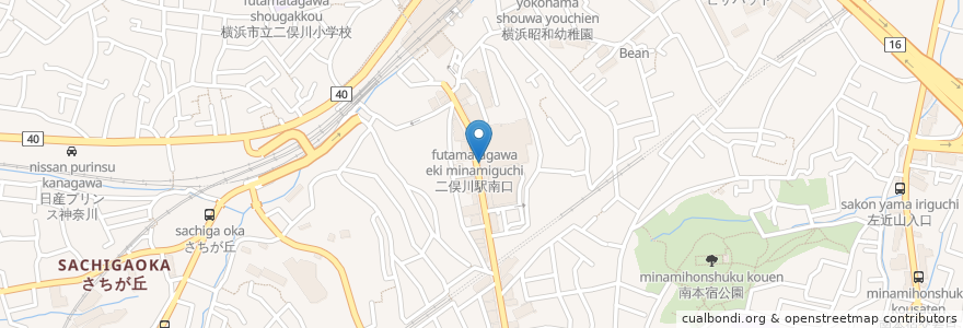 Mapa de ubicacion de 横浜銀行 en Japonya, 神奈川県, 横浜市, 旭区.