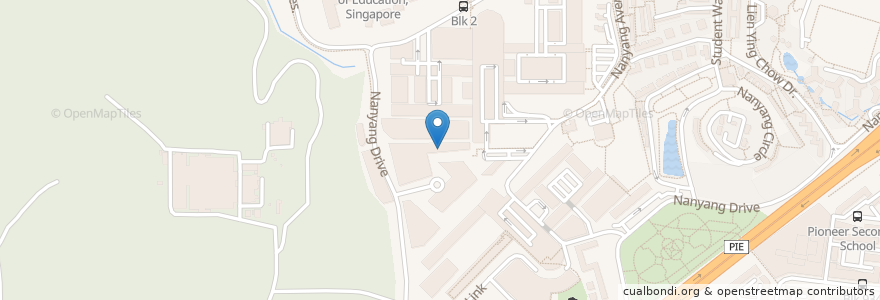 Mapa de ubicacion de The Quad en Singapour, Southwest.