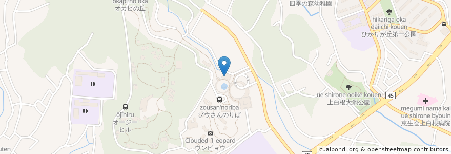 Mapa de ubicacion de アクアテラス en Japan, Präfektur Kanagawa, Yokohama, 旭区.
