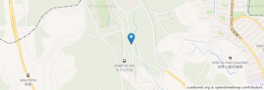 Mapa de ubicacion de ぱかぱか広場先 en 日本, 神奈川縣, 横滨市, 旭区.