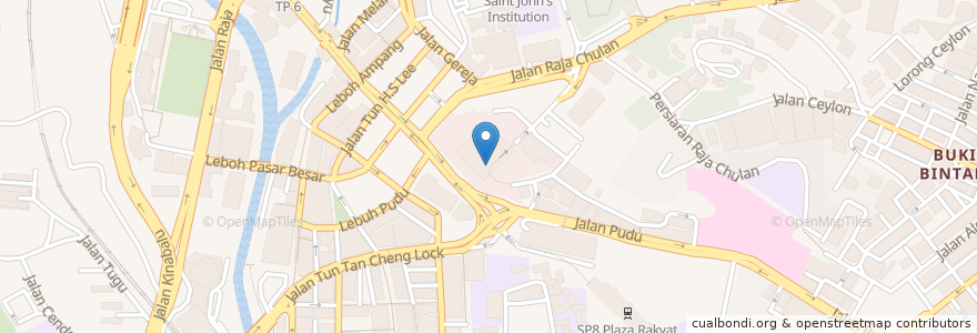 Mapa de ubicacion de Starbucks en Malasia, Selangor, Kuala Lumpur.