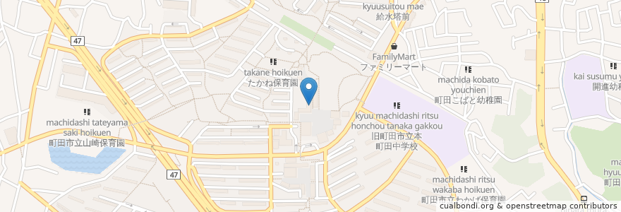 Mapa de ubicacion de かわせみ en Japón, Tokio, Machida.