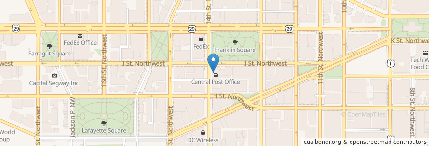Mapa de ubicacion de Yogen Früz en Estados Unidos Da América, Washington, D.C., Washington.