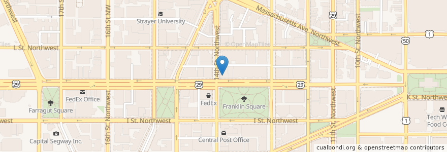 Mapa de ubicacion de Hamilton en United States, District Of Columbia, Washington.