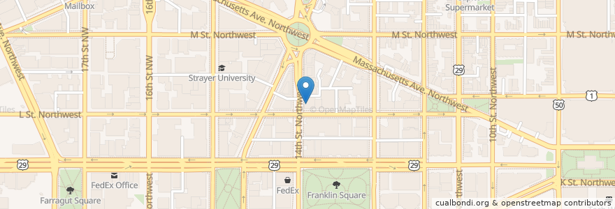 Mapa de ubicacion de City Buffet en Amerika Birleşik Devletleri, Washington, Dc, Washington.