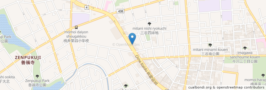 Mapa de ubicacion de うな藤 en Japonya, 東京都, 杉並区.