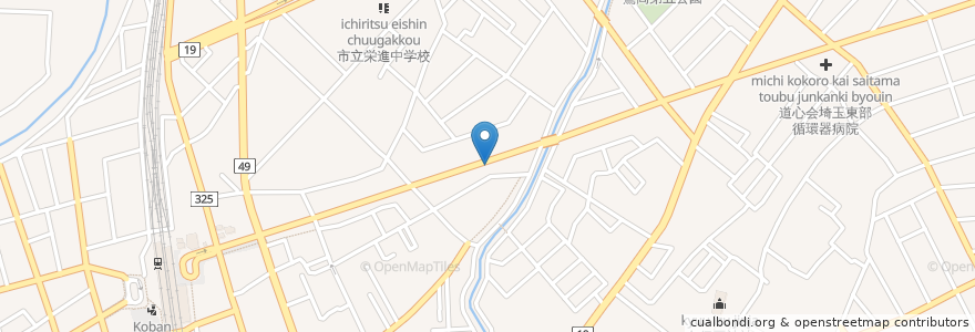 Mapa de ubicacion de イタリア厨房ヴェスタ en Japan, 埼玉県, 越谷市.
