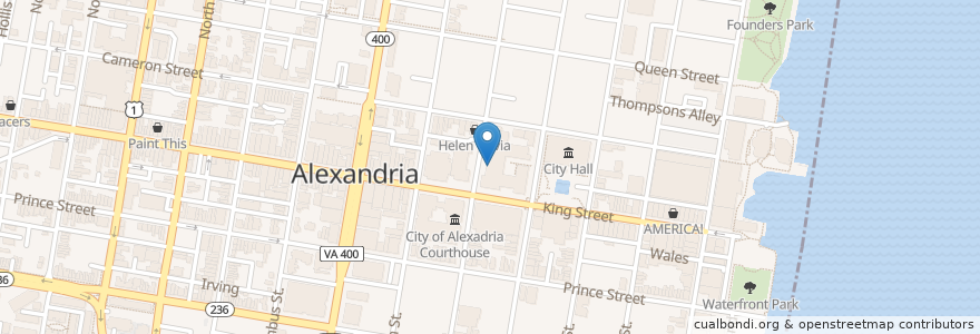 Mapa de ubicacion de Pat Troys Irish Pub en United States, Virginia, Alexandria.