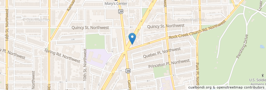 Mapa de ubicacion de 3701 Jerk Station en Estados Unidos Da América, Washington, D.C., Washington.