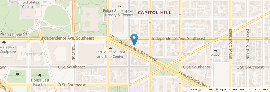 Mapa de ubicacion de La Lomita Dos en Amerika Syarikat, Washington, D.C., Washington.