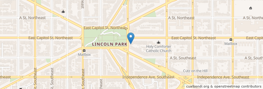 Mapa de ubicacion de Lincoln Park Bar & Wine en Vereinigte Staaten Von Amerika, Washington, D.C., Washington.