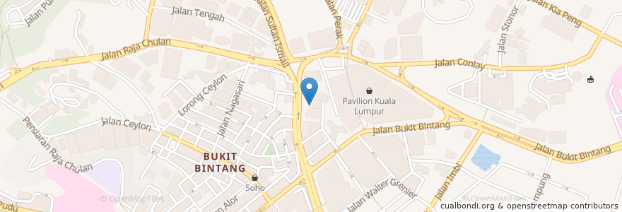Mapa de ubicacion de Standard Chartered en Malasia, Selangor, Kuala Lumpur.