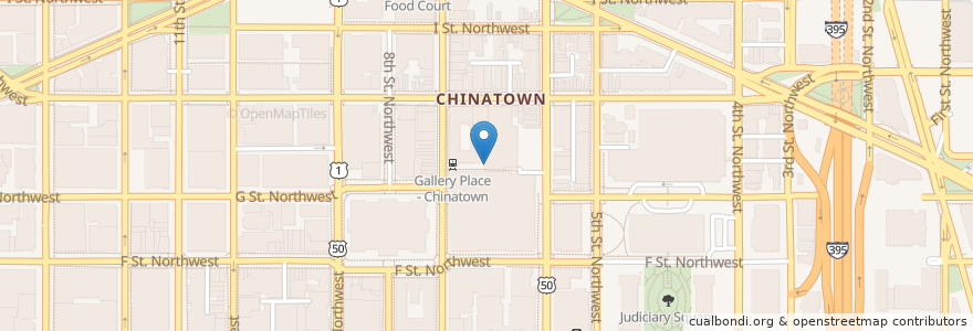 Mapa de ubicacion de Thai Chili en 미국, 워싱턴 D.C., 워싱턴.