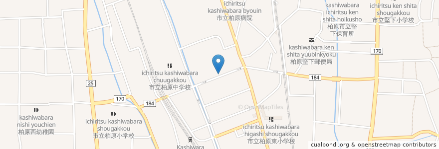 Mapa de ubicacion de momovege en 日本, 大阪府, 柏原市.