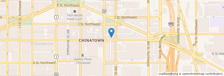 Mapa de ubicacion de Royal Thai Cuisine & Bar en 미국, 워싱턴 D.C., 워싱턴.