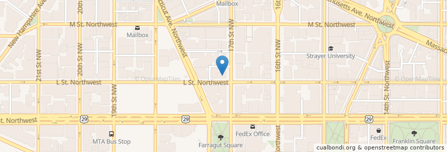 Mapa de ubicacion de The Meeting Place en アメリカ合衆国, ワシントンD.C., Washington.