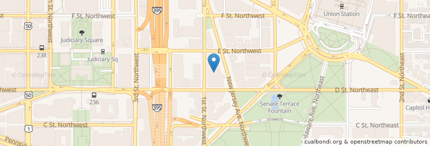Mapa de ubicacion de Monumental Affairs en United States, Washington, D.C., Washington.