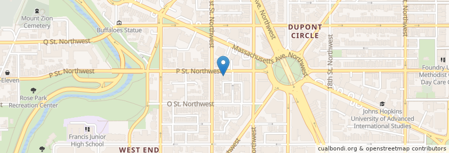 Mapa de ubicacion de Sakana Japanese Restaurant en 미국, 워싱턴 D.C., 워싱턴.