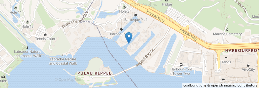 Mapa de ubicacion de Pavilion 5 en Singapour, Southwest.