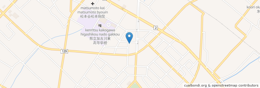 Mapa de ubicacion de ポム・ココット en Japan, Präfektur Hyōgo, 加古川市.